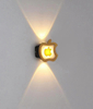 Nuevo estilo, lámpara de pared con personalidad de manzana dorada, lámpara Led Simple de fondo para sala de estar, lámpara de pared redonda, iluminación para pasillo de Hotel y pasillo