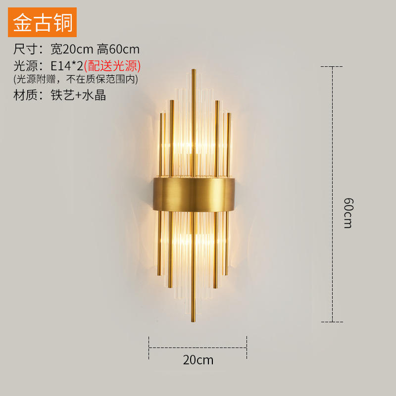 La luz de pared lineal LED de iluminación interior para el hogar moderna es aplicable a las luces de lujo de la lámpara de pared del dormitorio y la sala de estar para el hogar