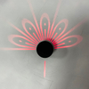 Lámpara de proyección de pavo real creativa, toque remoto, RGB, fondo Led colorido, luz nocturna, luz de pared de animales, decoración del hogar para dormitorio