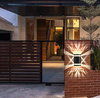 Lámpara solar de lavado de pared Luces solares al aire libre luces solares de pared al aire libre Jardín Decorativo Césped Luz Patio a prueba de agua Camino Paisaje Jardín solar Césped Luz Fábrica de China
