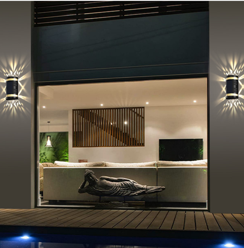 Lámpara solar de lavado de pared Luces solares al aire libre luces solares de pared al aire libre Jardín Decorativo Césped Luz Patio a prueba de agua Camino Paisaje Jardín solar Césped Luz Fábrica de China