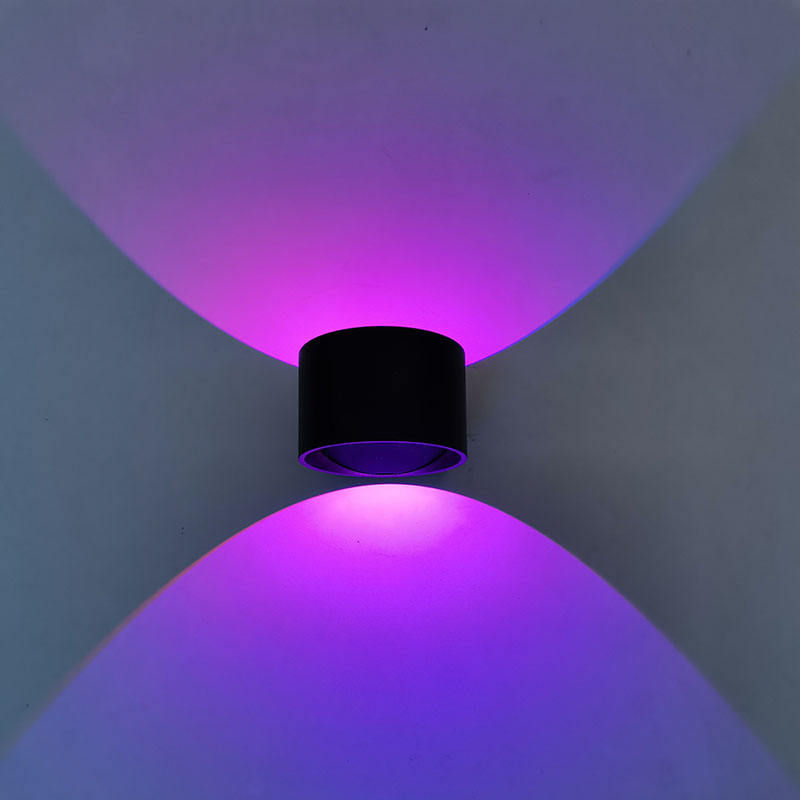 Lámpara de pared con forma de anillo de 5W, luces decorativas para interiores, lámpara de pared LED, luz de pared hacia arriba y hacia abajo