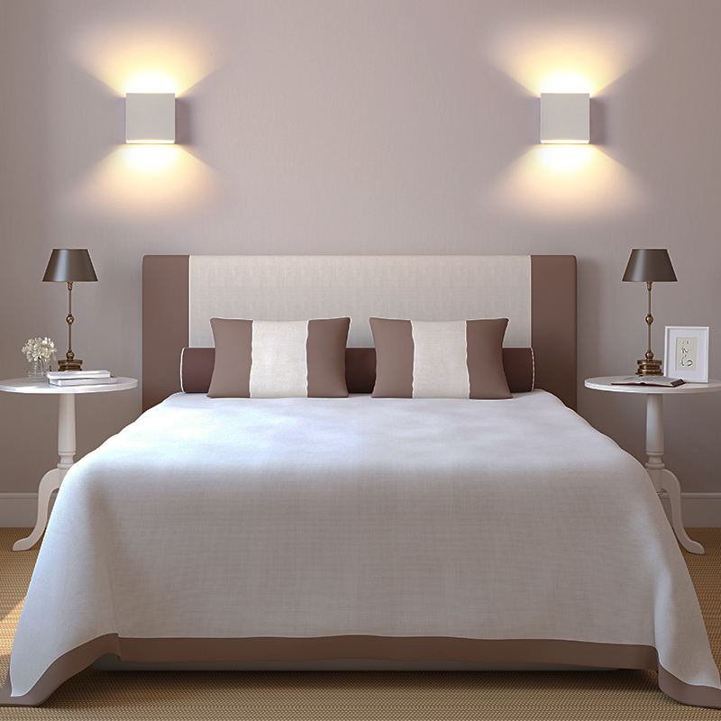 6W COB Luz de pared LED Ahorro de energía Habitación de hotel Pasillo Vestíbulo Loft Escalera Aplique de pared Powernightlight Lámpara de pared LED