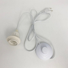 Enchufe europeo e27 cable de alimentación portalámparas con enchufe europeo interruptor de encendido/apagado VDE OEM 2.5A 250V mejor precio calidad