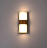 6W 12W LED moderna lámpara de pared impermeable para exteriores dormitorio interior sala de estar balcón luz de pared iluminación del hogar aplique de pared de aluminio