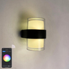 Lámpara de pared inteligente Tuya, luz nocturna, proyector de puesta de sol, luz inteligente, Control por aplicación, luces Led, decoración de habitación, apliques para exteriores