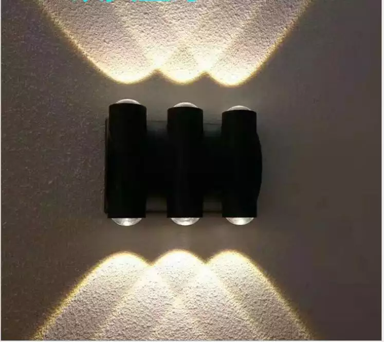 Lámpara de pared moderna IP65 Iluminación exterior Lámpara de pared LED impermeable para interiores Sala de estar Pasillo Parque Paisaje Jardín Luz