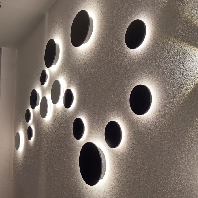 8W 12W 15W Modern Led Light LED Moon Lights Eclipse Luces Redondas y de alta calidad Interior Nightlight Interior