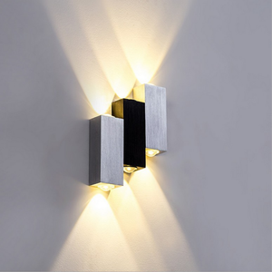 Gran oferta de fábrica, lámpara de pared moderna, luz LED montada en la pared, aplique LED de aluminio, decoración interior para sala de estar