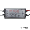 1-3W IP65 controlador de luz LED a prueba de agua AC85-265V DC3-43V transformador LED adaptador de fuente de alimentación para lámpara/Chips Led para exteriores