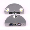 Lámpara de pared LED de 3W arriba y abajo, luces de pared de aluminio para dormitorio, hotel, iluminación interior led