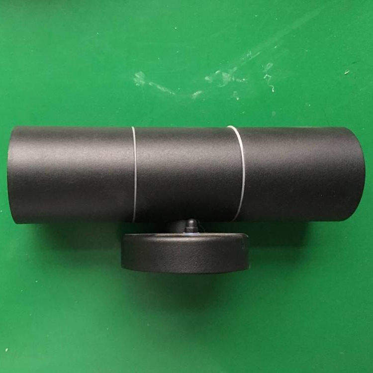 Luz de pared LED impermeable de acero inoxidable para exteriores hacia arriba y hacia abajo con bombilla GU10