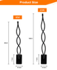 Apliques de pared LED de 16W para interior de casa, luces de pared de atenuación continua de 24W y 2,4G con control remoto, lámpara de pasillo para escaleras, iluminación