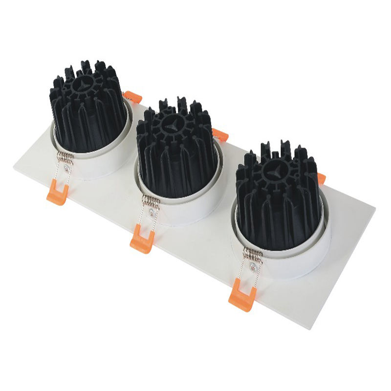 Foco empotrable LED de doble cabezal Foco empotrable de techo Foco empotrable 10W 14W 20W 24W