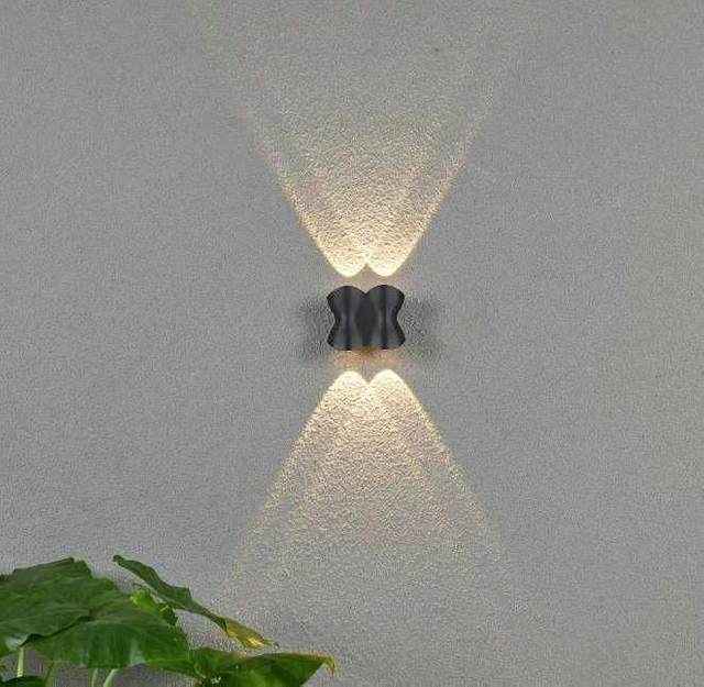 Nuevo diseño moderno lámpara de pared Led impermeable al aire libre Patio lámpara de jardín sala de estar dormitorio lámpara de pared de fondo