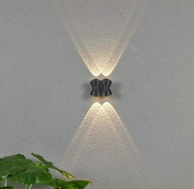 Nuevo diseño moderno lámpara de pared Led impermeable al aire libre Patio lámpara de jardín sala de estar dormitorio lámpara de pared de fondo