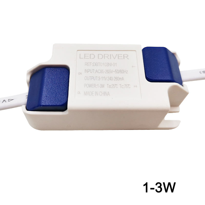 Controlador con carcasa de plástico led actual precio al por mayor controlador led fuente de alimentación DC 12v controlador led 300mA convertidor 220 12 adaptador