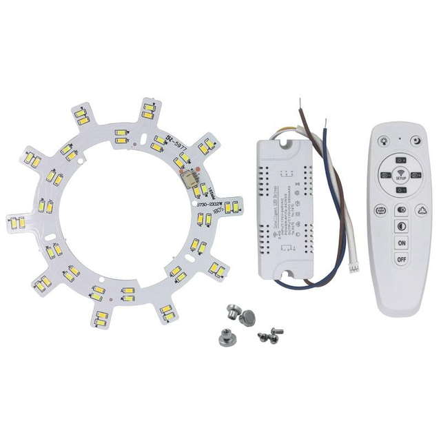 5730 SMD LED iluminación de techo 2.4G WIFI control de conexión de teléfono móvil control remoto para sala de estar cocina luz de techo