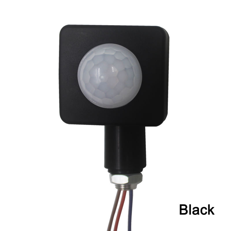 Detector PIR de 20mm, 24mm, 40mm, rotación ajustable, 180 grados, rayo infrarrojo, Sensor de movimiento humano, interruptor de retardo de tiempo para luz LED