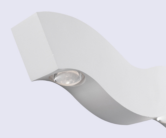 4W Hagood New Beard Lámpara de pared Impermeable IP65 Iluminación exterior Arriba y abajo Moderna luz de pared Led