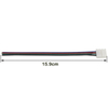 Conector de tira de LED de 2 pines y 8mm con conexión sin cables sin necesidad de soldadura/conector de soldadura para tira de Led 3528/5050