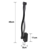 Lámpara de pared de onda larga de 2,4G con controlador, lámpara de pared LED, sala de estar minimalista, escalera, dormitorio, camas, lámpara de noche