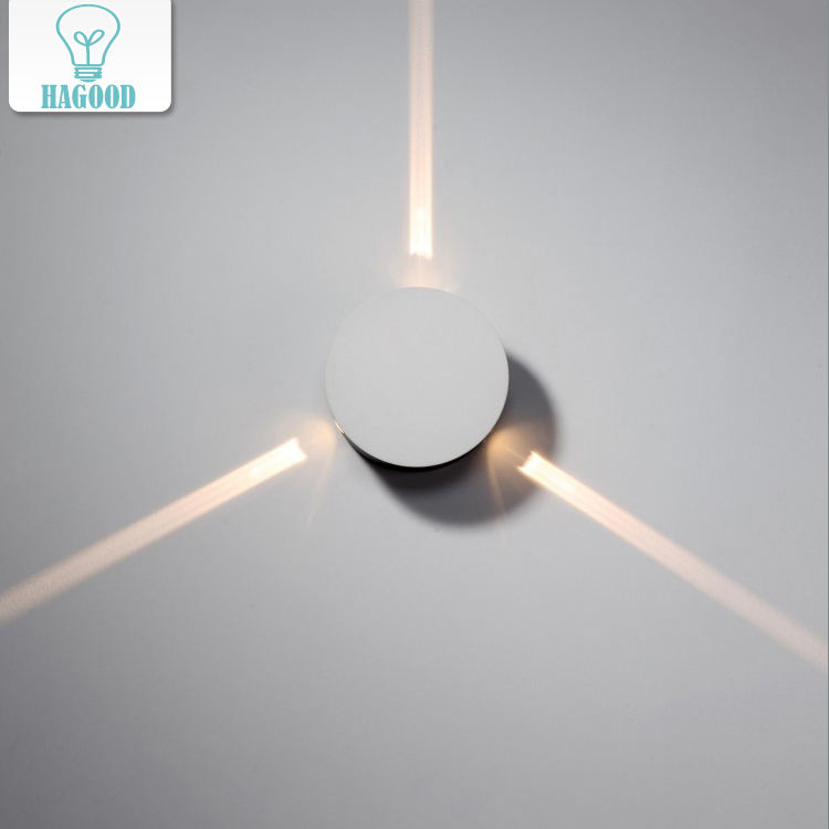 Nueva lámpara de pared led para desván con luz de estrella redonda creativa y moderna, aplique de iluminación para interiores