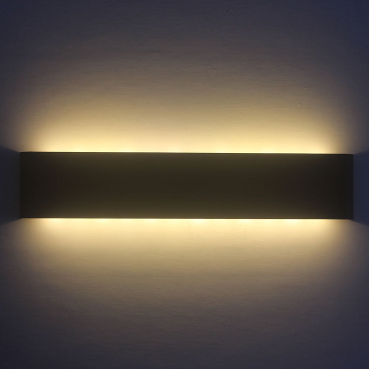 Rectángulo Led Lámpara de pared Apliques de noche 110V 220V Sala de estar Baño Espejo Luz Pasillo interior