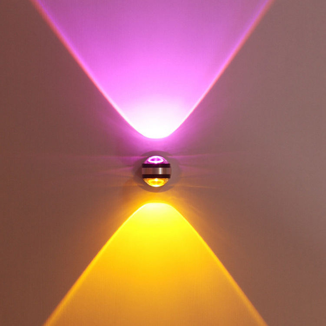 Luz de pared RGB de lujo para Hotel bien diseñada, colorida con iluminación de pared de descuento, luces de decoración para el hogar interior con precio de fábrica