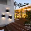 2023 nueva COB Led Wandlamp 6W 12W impermeable al aire libre arriba y abajo iluminación de jardín con precio de fábrica