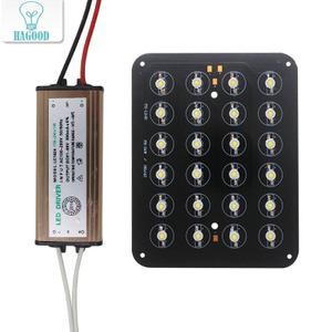 Chip LED 12W 18W 20W 24W 30W 36W 48W Bombilla de lámpara de alta potencia Diodos AC85-265V Controlador LED a prueba de agua para luminaria de luces enterradas