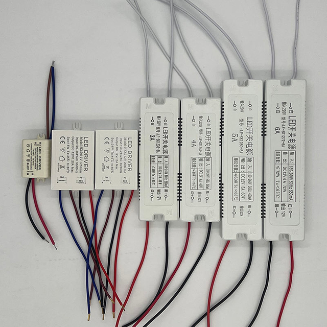 Transformadores de iluminación LED de 7-72W DC12V controlador led adaptador fuente de alimentación controlador seguro de alta calidad para lámpara/tira LED