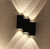 Lámpara de pared LED para exteriores Arriba y abajo Aluminio Decorar Aplique de pared Dormitorio Luz de porche LED