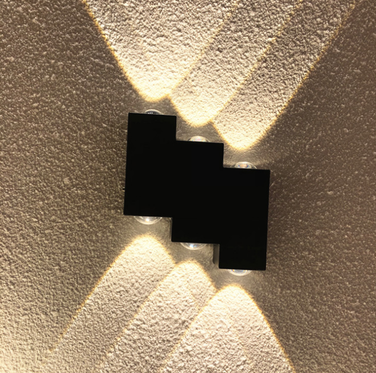 Lámpara de pared LED para exteriores Arriba y abajo Aluminio Decorar Aplique de pared Dormitorio Luz de porche LED