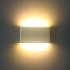 Lámpara de pared arriba y abajo 6W impermeable al aire libre jardín porche aplique iluminación estar en gran demanda gran oferta sin batería montado en la pared