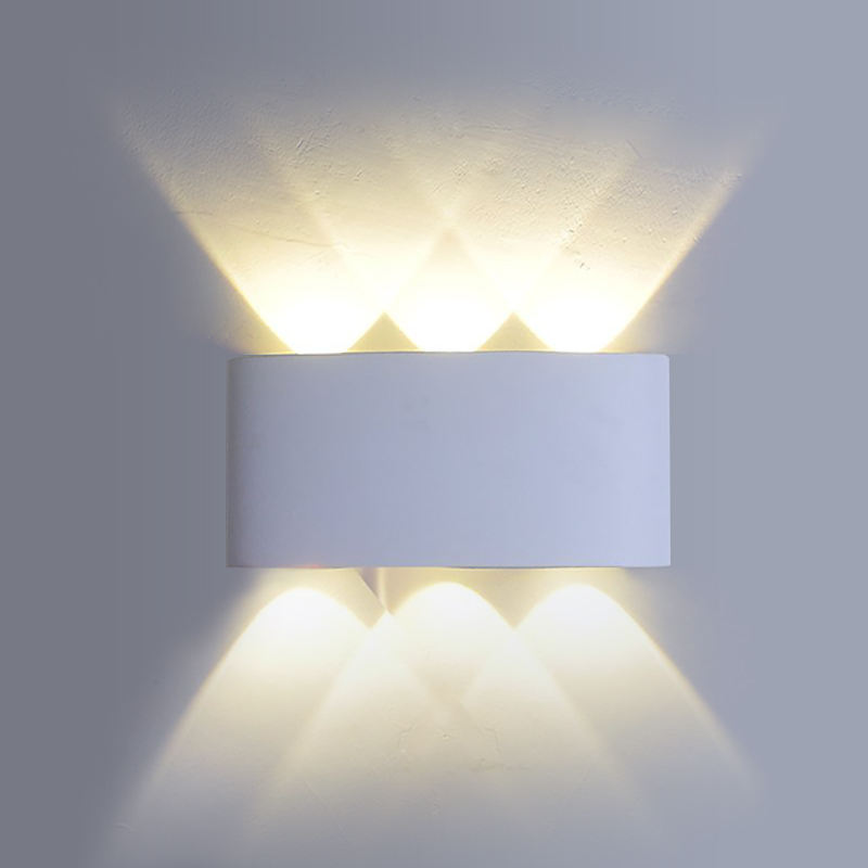 Hagood White 6W Led Wall Sconce Mejor impermeable Outdoor Garden Sconce Lighting