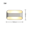Luces Led de pared Interior de 5W, accesorio de iluminación hacia arriba y hacia abajo, luces nocturnas elegantes montadas en la pared, lámpara de fondo para bebé, arte para dormitorio de Hotel