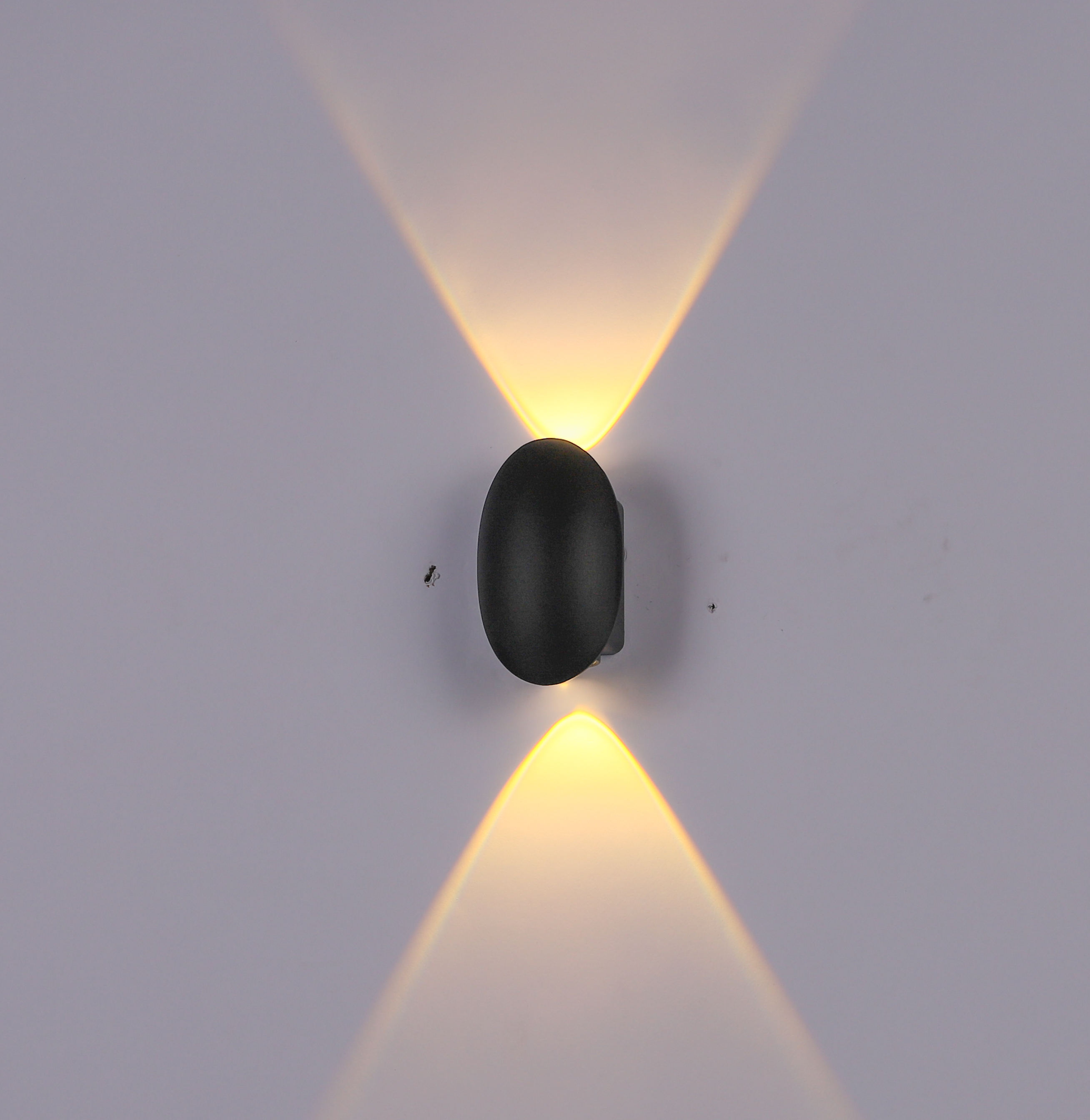 Lámpara de pared nórdica Led aluminio exterior interior Ip66 arriba abajo blanco negro moderno para el hogar escaleras dormitorio cabecera baño luz