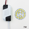 Panel de Color combinado blanco cálido/frío SMD5730 de 3W, 5W, 7W, 9W, 12W, 18W, fuente de alimentación del controlador LED de control segmentado para luz descendente