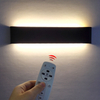 2.4G Atenuación de tres colores con control remoto Wandlamp Iluminación hacia arriba y hacia abajo para habitaciones de hotel en interiores con lámpara de pared