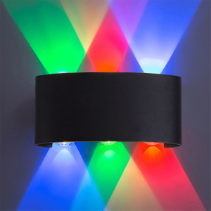 6W arriba y abajo iluminación exterior luz de pared moderna impermeable IP65 arriba abajo 10W iluminación exterior hogar Hotel AC 220V 110V