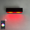 Lámpara de pared inteligente, lámpara de pared led controlada por aplicación, luces led de pared para interiores, luces led de pared para interiores, interruptor de luz controlado por aplicación
