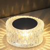 lámpara de mesa de acrílico lámparas de mesa modernas para sala de estar lámpara de mesa de acrílico y oro lámpara de mesa de control táctil