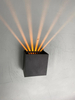 Lámpara de pared de seis haces de 6 W, luces led, candelabro de pared estético, lámpara de pared moderna led, candelabro de pared para exteriores, luces de pared led para interiores