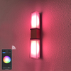 Lámpara de pared con Control por aplicación Tuya de 9W, lámpara de pared con cinturón dorado, lámpara de pared inteligente, iluminación exterior