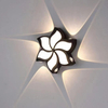 Nuevo estilo, lámpara de pared LED moderna, 10W, 12W, resistente al agua, flor de loto, lámparas de pared para exteriores, para jardín, hogar, luz de pared Led decorativa
