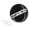 Base de lámpara de escritorio de metal pulido Soporte de base de cerámica Cable de 6 pies Interruptor de encendido / apagado Enchufe E26 / e27 Base de tornillo Ideal para lámpara CFL