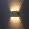 6W Precio de fábrica barato Luz de pared Arriba y abajo Luz de noche Lámpara de pared Luz de tocador para 100% Seguridad Estilo europeo-americano