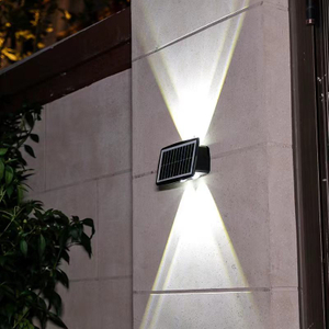 Reflector solar Foco Lámpara LED Aparatos de iluminación solar a prueba de agua Lámparas de inundación Jardín de pared Luces solares al aire libre