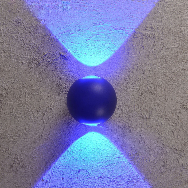 Luz de pared al aire libre redonda con forma de bola de luz de pared Led moderna impermeable IP 65 con alta calidad